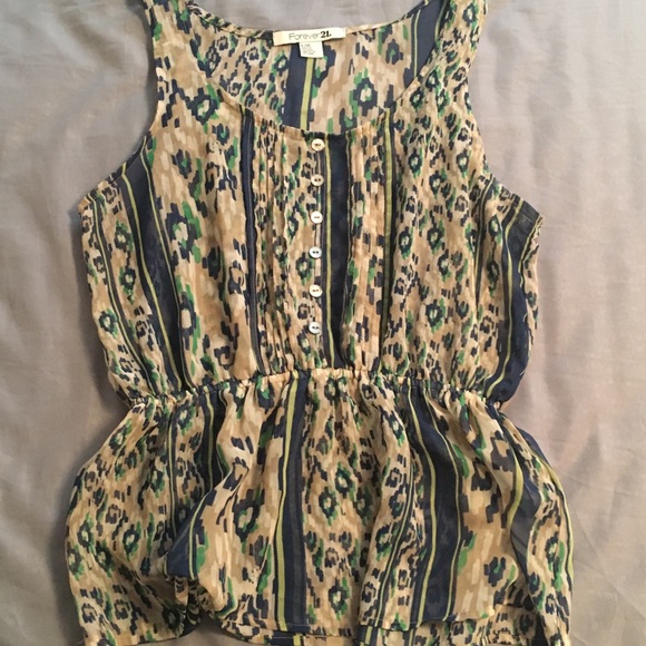 Forever21 Sheer blouse - Picture 3 of 4